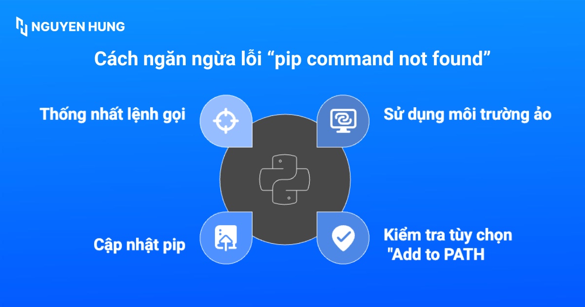 Cách khắc phục lỗi pip command not found nhanh chóng