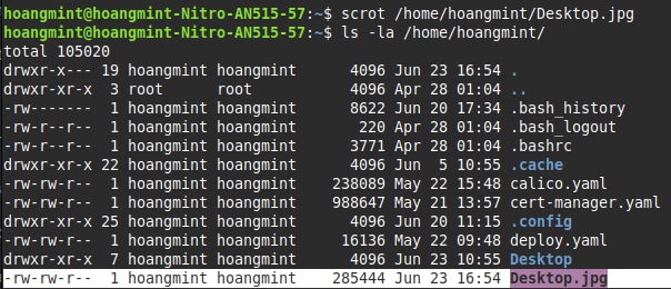 Chụp toàn bộ màn hình Desktop