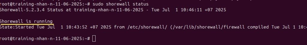 Bạn kiểm tra trạng thái dịch vụ