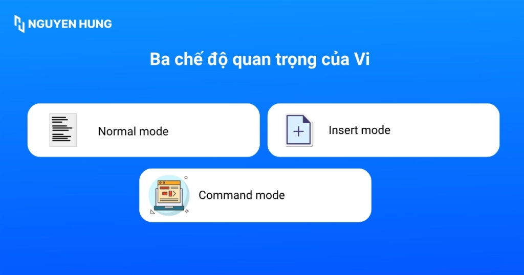 Ba chế độ quan trọng của Vi