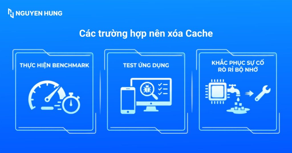 trường hợp xóa bộ nhớ cache trên linux