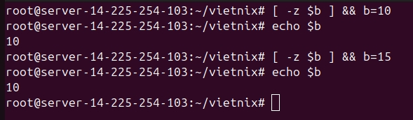 Gán giá trị biến có điều kiện