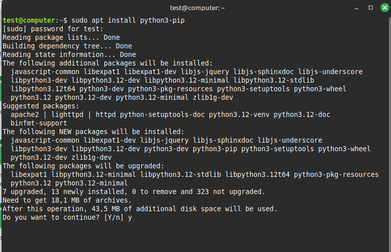 Cách install PIP Linux
