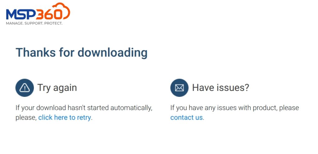 Nhấn Retry để tải lại thủ công