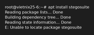 Lỗi này xuất hiện khi apt không thể tìm thấy gói phần mềm bạn yêu cầu