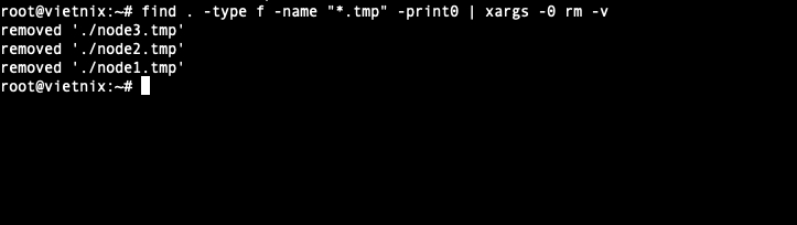 Sử dụng lệnh find với xargs để tối ưu hiệu năng