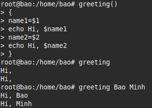 Truyền và nhận tham số