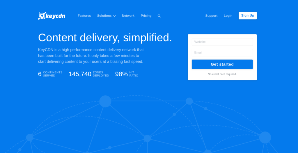 Công cụ test tốc độ hosting hiệu quả KeyCDN Website Speed Test
