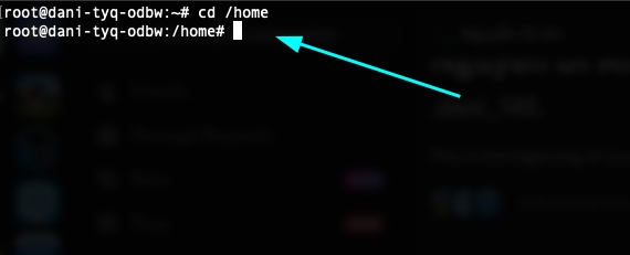 Di chuyển đến một thư mục cụ thể