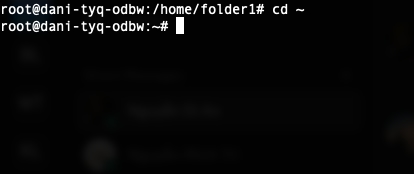 Về thư mục HOME