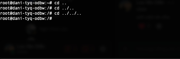 Đi ngược lên nhiều cấp