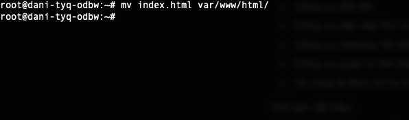 Di chuyển vào thư mục