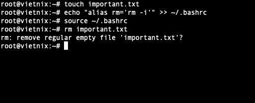 Thiết lập Alias an toàn