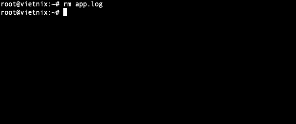Xóa file đơn lẻ