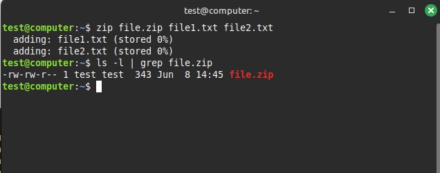 Nén nhiều file riêng lẻ