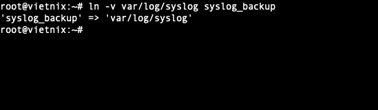 Tạo Hard Link để bảo vệ log