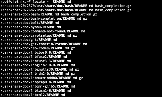 Tìm file không phân biệt chữ hoa/chữ thường