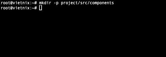 Tạo cấu trúc thư mục phân cấp