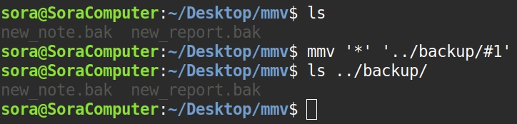 Di chuyển file vào thư mục con