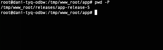 Kiểm tra đường dẫn thật khi đang trong symbolic link