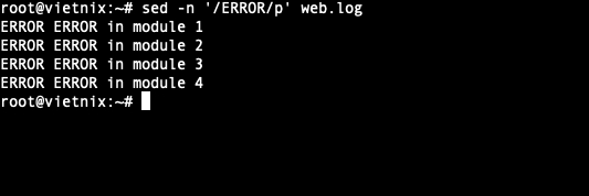 Lọc dòng chứa pattern