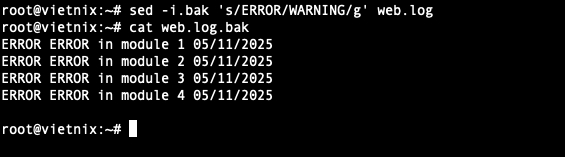 Backup tự động khi sửa file