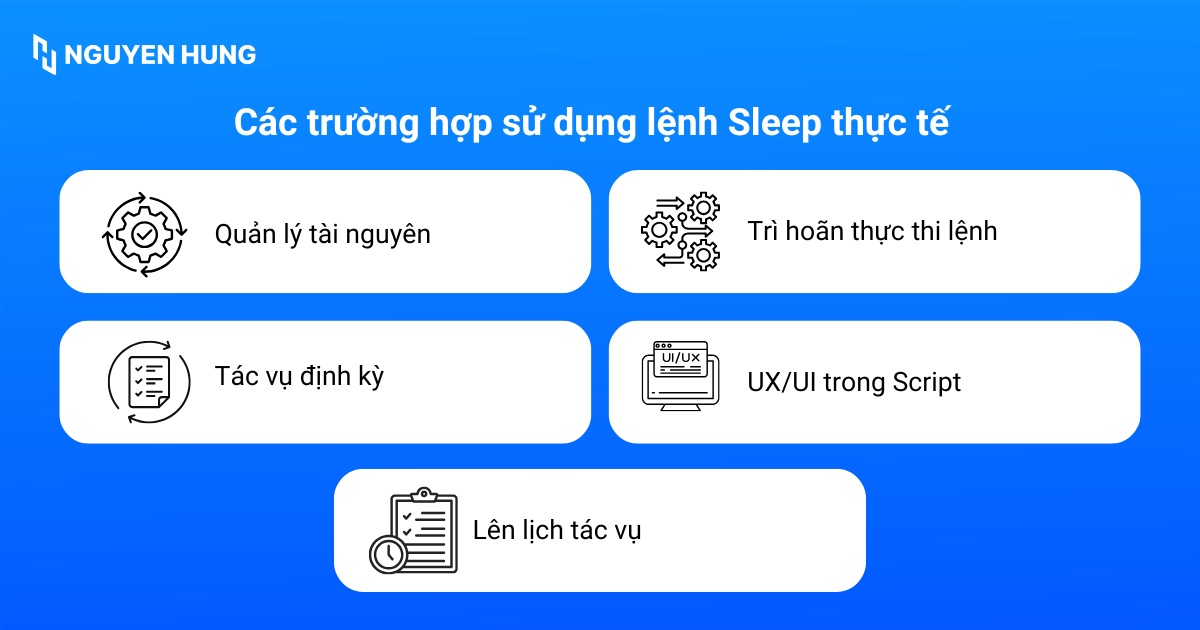 Sleep Linux Cách sử dụng lệnh Sleep Linux để tạm dừng tiến trình hiệu quả