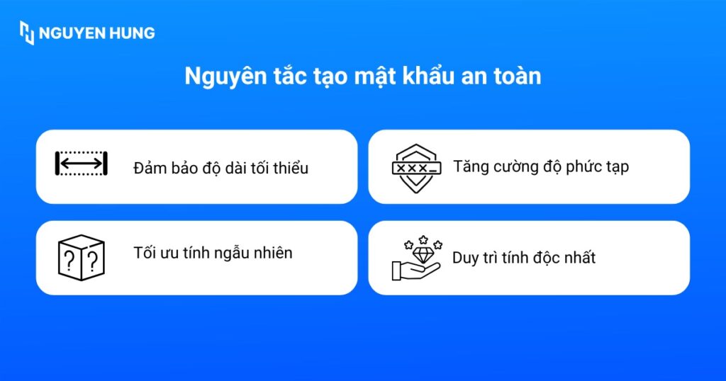 Nguyên tắc tạo mật khẩu an toàn