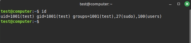 Kết quả hiển thị thông tin nhận dạng của người dùng