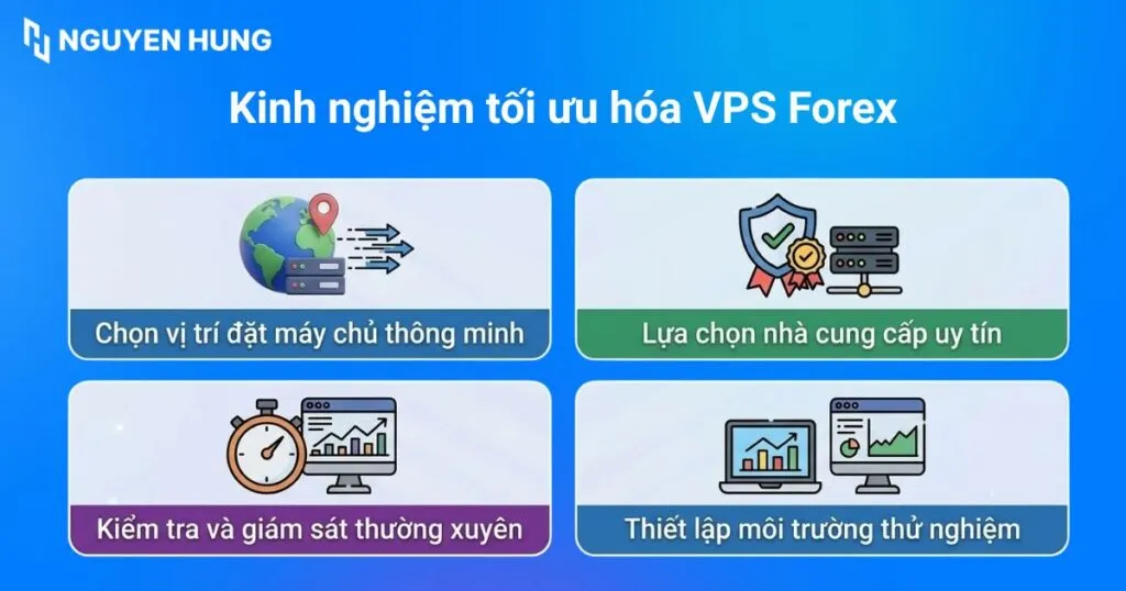 Kinh nghiệm tối ưu hóa VPS Forex