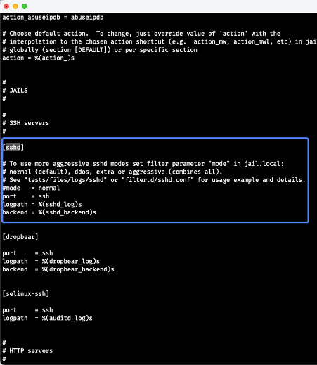 Cách cấu hình jail ssh
