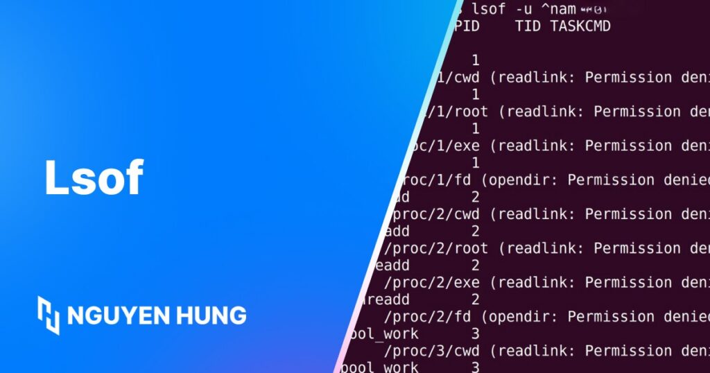 Hướng dẫn sử dụng lệnh lsof để theo dõi file đang mở trên Linux