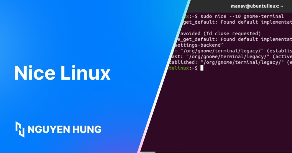 Hướng dẫn sử dụng lệnh nice Linux để điều chỉnh độ ưu tiên tiến trình hiệu quả