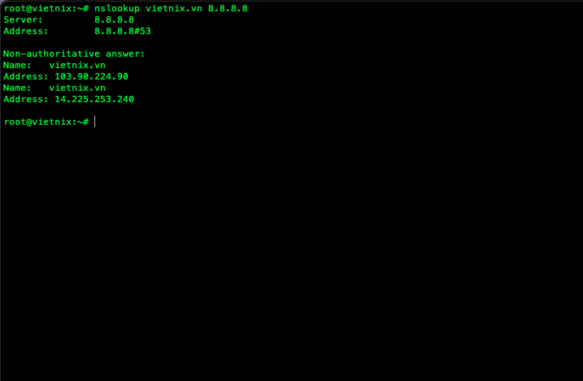Chỉ định máy chủ DNS tùy chỉnh