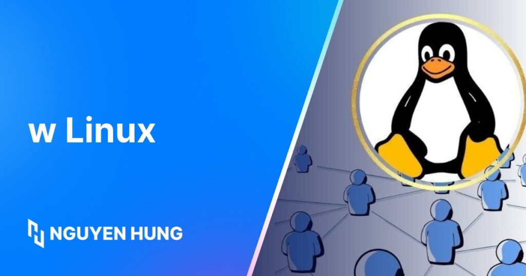 Hướng dẫn dùng lệnh w Linux để kiểm tra người dùng đang đăng nhập vào hệ thống