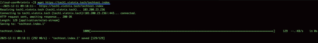 Tải một file đơn lẻ