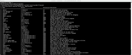 Liệt kê các gói được cài đặt và quản lý bởi dpkg