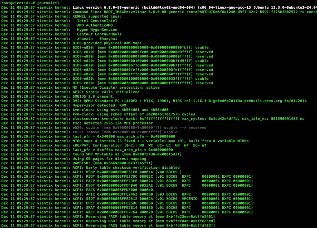 Xem nhật ký hệ thống (Systemd Logs) cơ bản