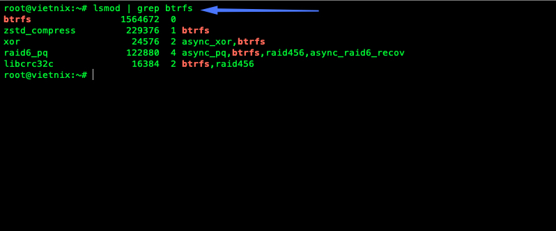 Lọc thông tin của một Module cụ thể