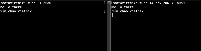 Mở cổng lắng nghe để thử nghiệm tường lửa