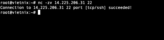 Kiểm tra SSH server