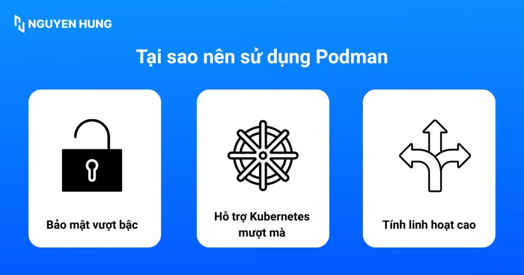 Tại sao nên sử dụng Podman