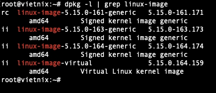 Kiểm tra kernel mới