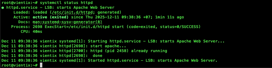 Kiểm tra trạng thái dịch vụ