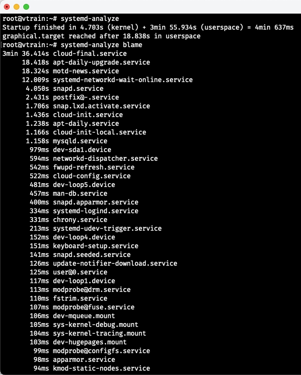 Tìm tiến trình gây chậm (Blame)
