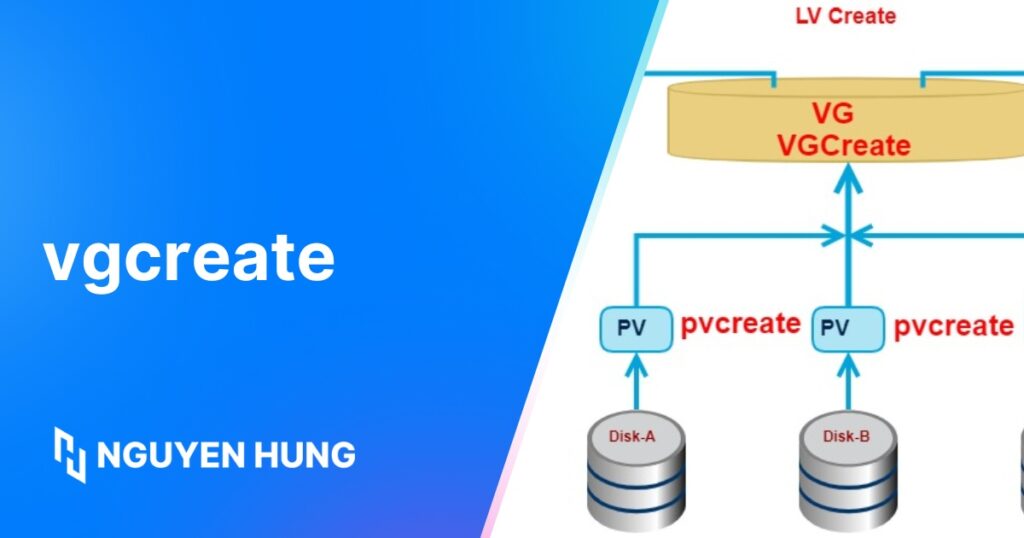 Lệnh vgcreate trong Linux là gì? Tổng hợp các lệnh vgcreate cơ bản