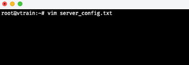 Tạo file mới bằng vim