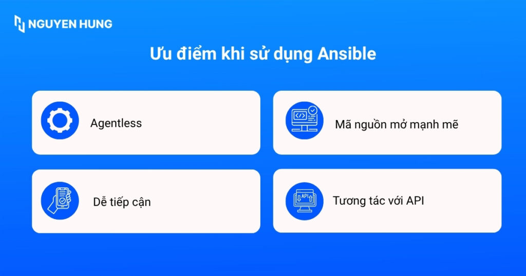 Ưu điểm khi sử dụng Ansible