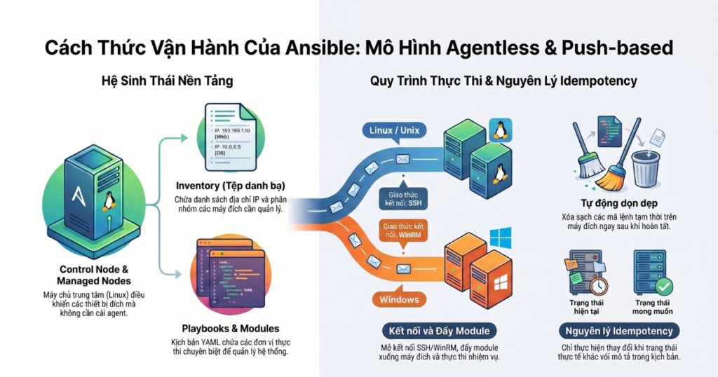 Cách thức hoạt động của Ansible