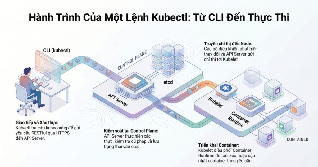 Cách thức hoạt động của Kubectl